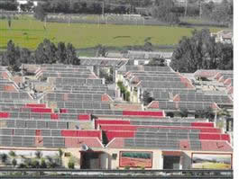 Outdoor Rooftop Solar Power Supply System Planung Scheme